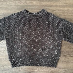 a.n.a Gray and Purple Knit Sweater | Size XS